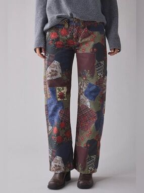 UO BDG Kayla Cotton Canvas Low-Rise Pants